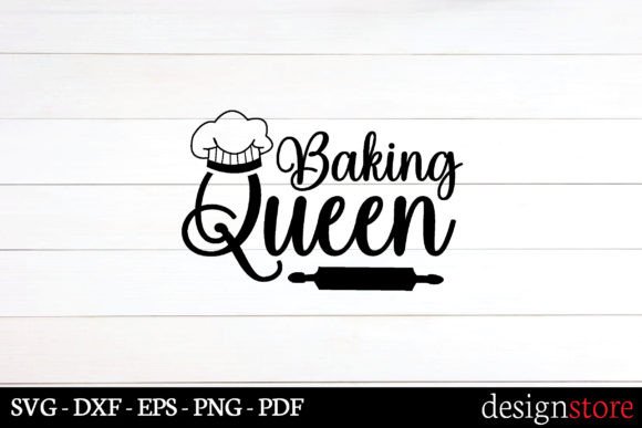 Baking Queen Svg Graphics for Crafts