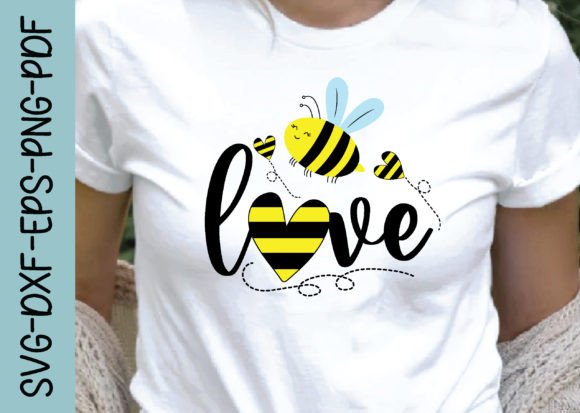 Bee Love Svg Graphics for Crafts