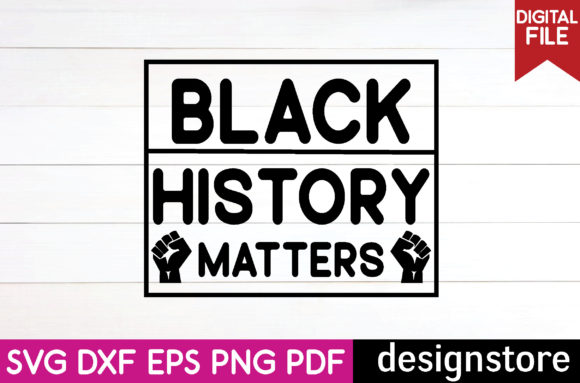 Black History Matters Graphics for Local Business Branding