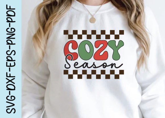 Cozy Season Retro Christmas Graphics for Crafts
