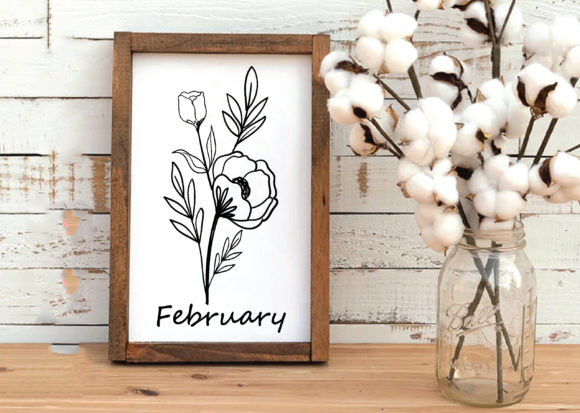 February-Wild Flower Graphics for Creative Publishing