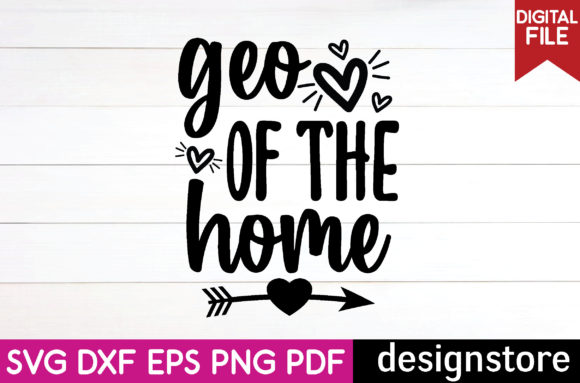 Geo of the Home Svg Graphics for Crafts