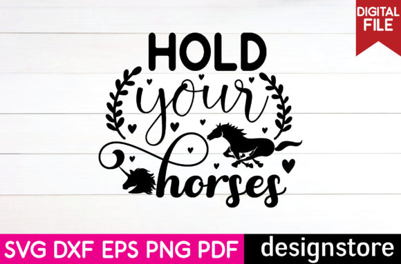 Hold Your Horses Graphics for Crafts and Web Design