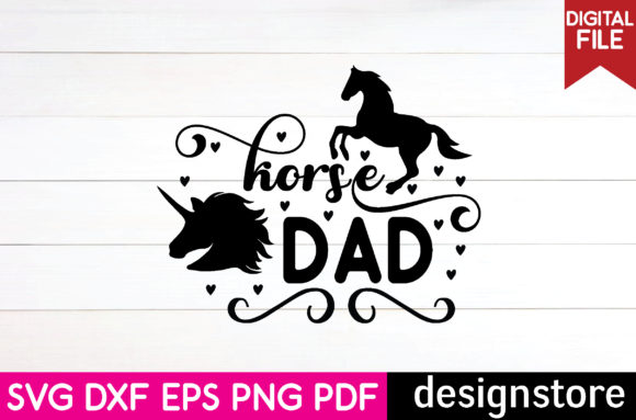 Horse Dad Svg