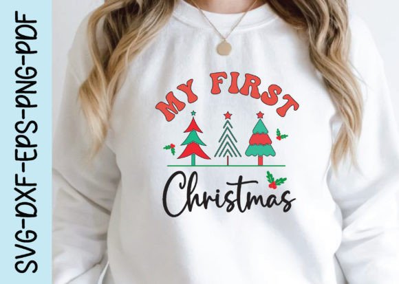 My First Christmas Svg for Crafts and Graphics