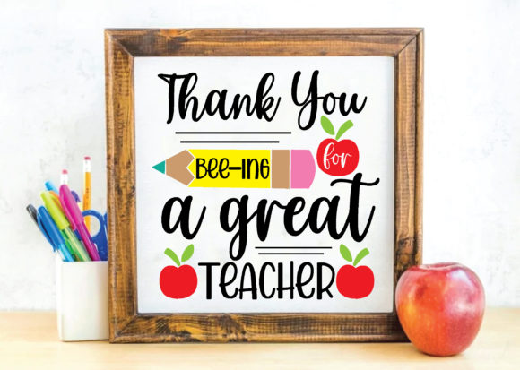 Thank You for Bee-ing a Great Teacher Graphics for Crafts